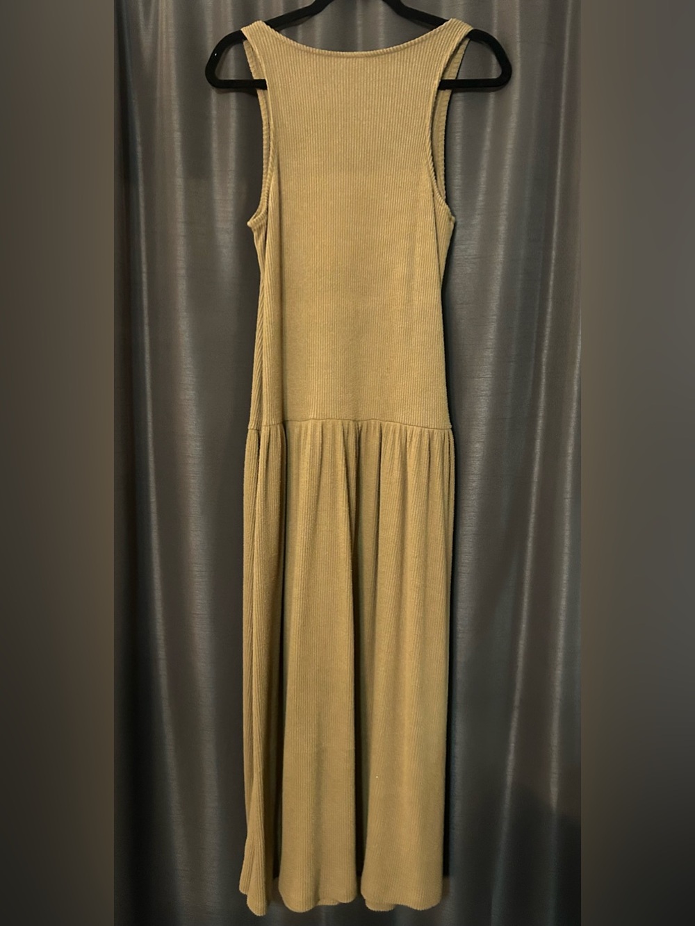 Universal Thread Sleeveless Ribbed Maxi Dress in Camel Tan - Picture 2 of 3